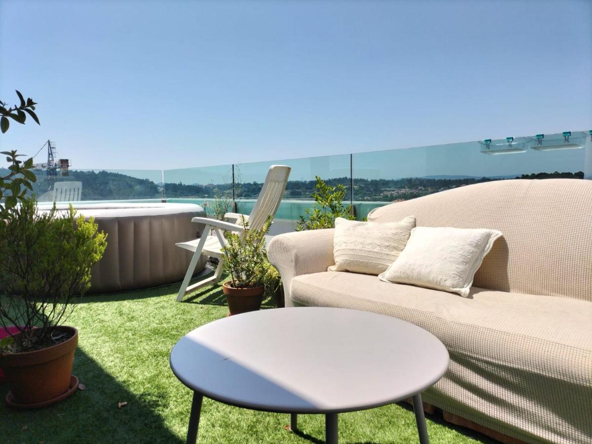 Preciosa Habitacion Suite En Atico Con Terraza Santiago de Compostella Buitenkant foto