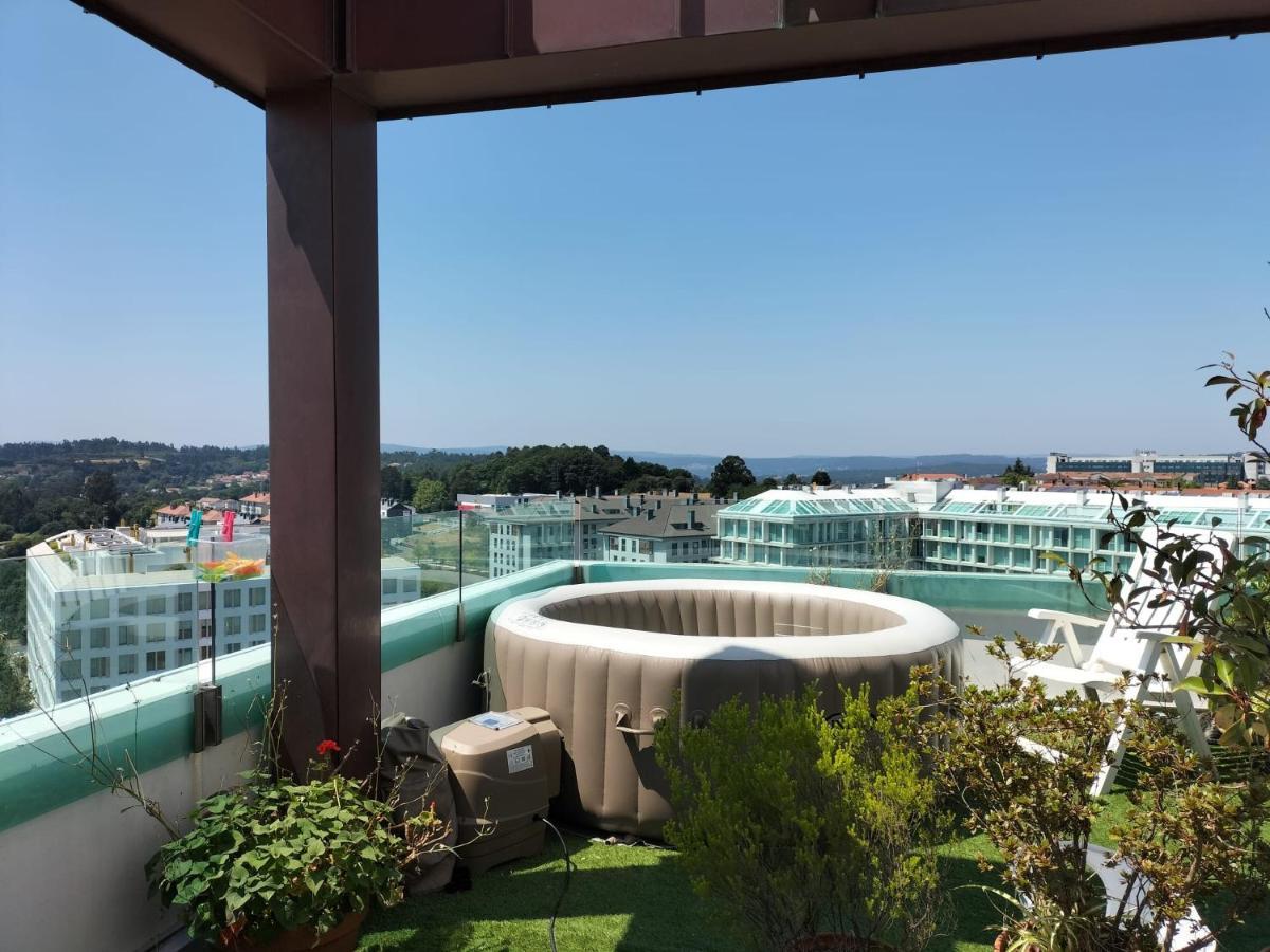 Preciosa Habitacion Suite En Atico Con Terraza Santiago de Compostella Buitenkant foto