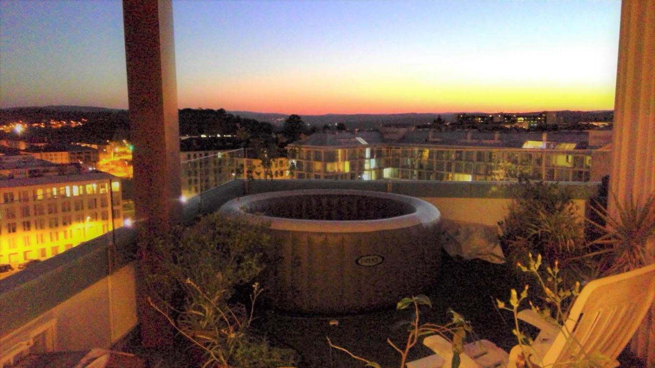 Preciosa Habitacion Suite En Atico Con Terraza Santiago de Compostella Buitenkant foto